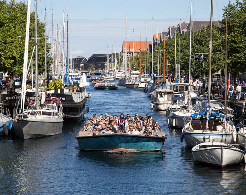 Copenhagen canal tour boat