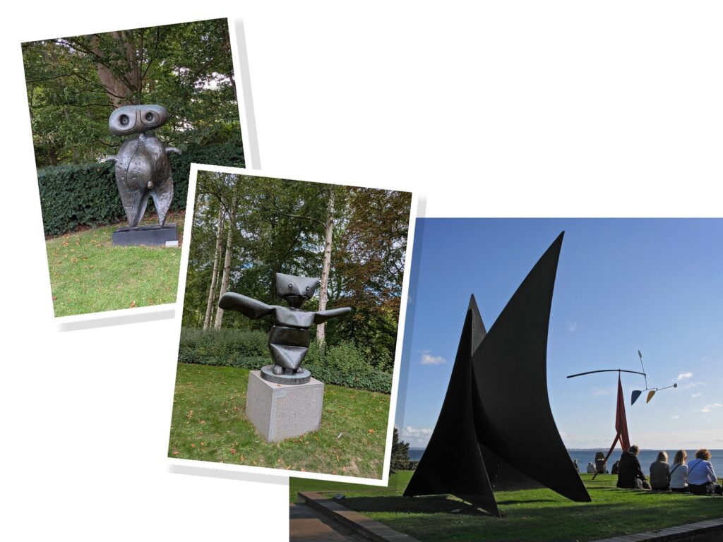 Sculptures at the Louisiana Museum of Modern Art